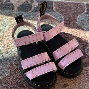 Dr. Martens Kids Light Pink Strap Sandals